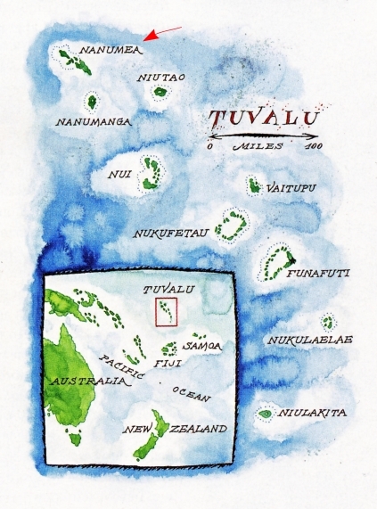 Tuvalu map from Smithsonian Mag